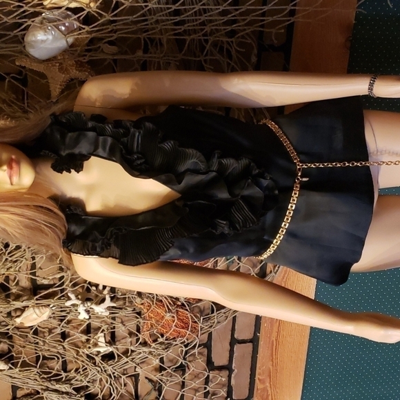 𝅺WH/BM Holter top black. Size  8 - Picture 1 of 12
